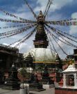 Typowe podwrko w Kathmandu ze stup na rodku - Asan Thole