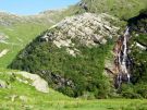 Wodospad w górach Szkocji