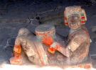Posąg z Wielkiej Świątyni Azteków