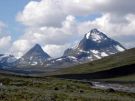 Grskie szczyty w dol. Visdalen, Jotunheimen