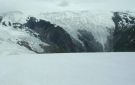 Boczne jęzory lodowcowe opadające z lodowca Jostedal