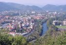 Graz z widokiem na góry Styrii