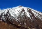 Szczyt Teide podczas zamieci nienej