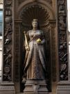 Rzeźba Królowej Wiktorii przy Fleet Street