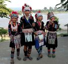 Dzieci plemienia wzgórz nad Mekongiem