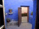 Błękitna ściana w Arequipa
